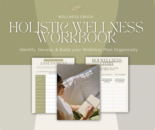Wellness Coach Workbook: Personal Growth Habit Tracker (Canva Digital Template)