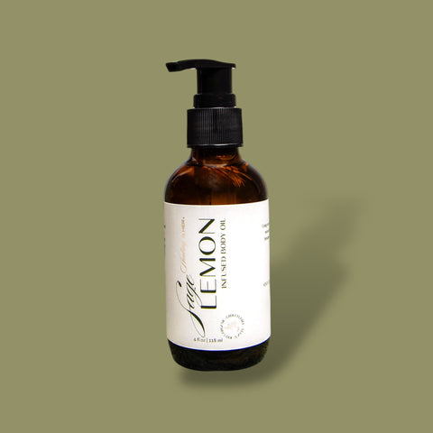 Sage Lemon Infused Body Oil