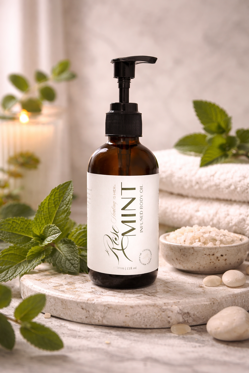 Rose Mint Infused Body Oil
